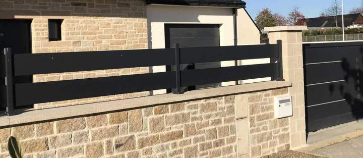 Clôture aluminium Morbihan