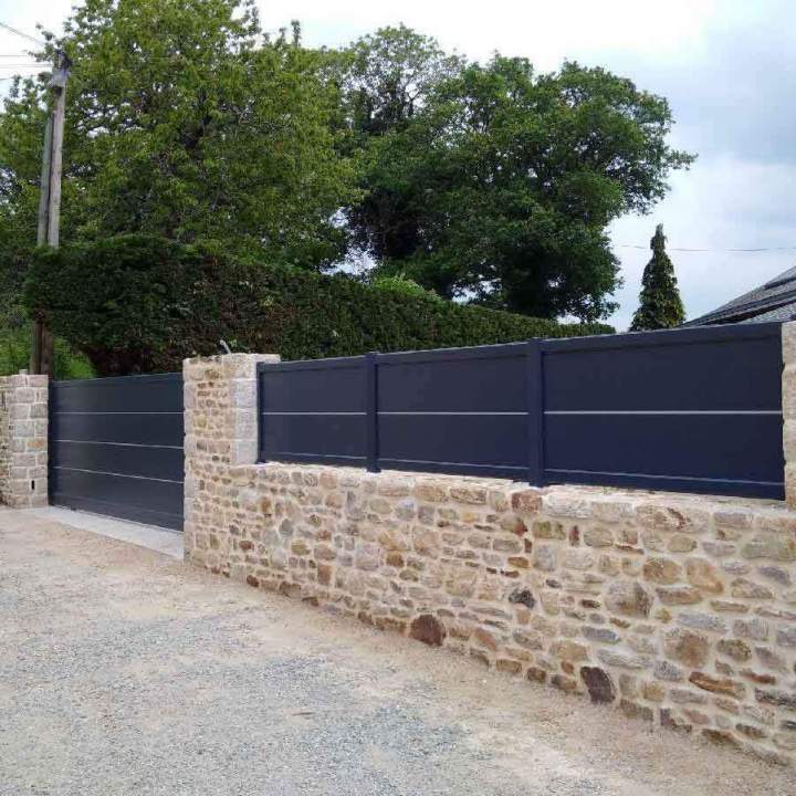 Pose de clôture alu Morbihan